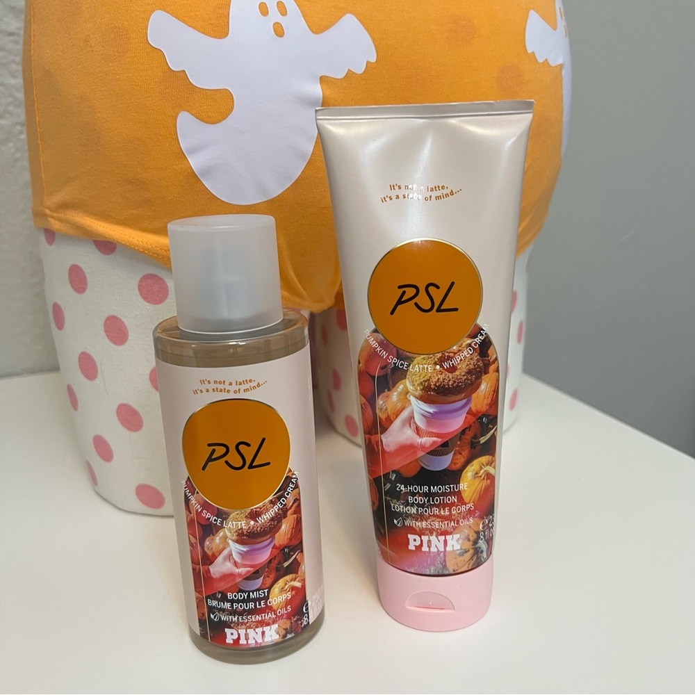 Victoria’s Secret PINK Pumpkin Spice Latte Set 🎃